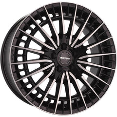 4 Velgen 20 inch QSTAR MB Gepolijst Zwart 5x112 ET35 66.5 Geschikt voor Audi, Volkswagen, Mercedes, Skoda, SEAT - VCTparts.nl