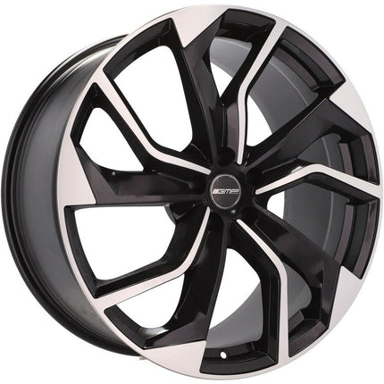 4 Velgen 20 inch REBEL MB Gepolijst Zwart 5x112 ET45 66.5 Geschikt voor Audi, Volkswagen, Mercedes, Skoda, SEAT - VCTparts.nl
