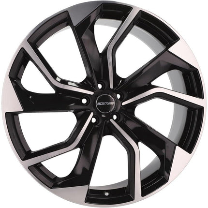 4 Velgen 20 inch REBEL MB Gepolijst Zwart 5x112 ET45 66.5 Geschikt voor Audi, Volkswagen, Mercedes, Skoda, SEAT - VCTparts.nl