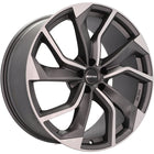 4 Velgen 20 inch REBEL MGM Gepolijst + Mat Grafiet 5x112 ET20 66.5 Geschikt voor Audi, Volkswagen, Mercedes, Skoda, SEAT - VCTparts.nl