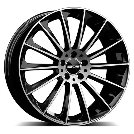 4 Velgen 20 inch STELLAR MB Gepolijst + Zwart 5x112 ET45 66.5 Geschikt voor Audi, Volkswagen, Mercedes, Skoda, SEAT - VCTparts.nl