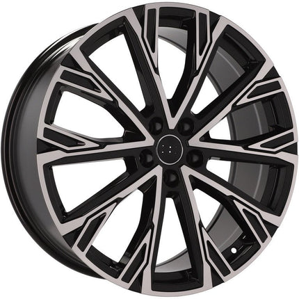 4 Velgen 21 inch 3S1277 Zwart 5x112 ET43 66.45 J8.5 Geschikt voor Audi, Volkswagen, Mercedes - VCTparts.nl