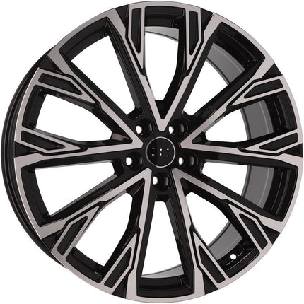 4 Velgen 21 inch 3S1277 Zwart 5x112 ET43 66.45 J8.5 Geschikt voor Audi, Volkswagen, Mercedes - VCTparts.nl