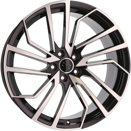 4 Velgen 21 inch B1618 Zwart 5x112 ET28 66.45 J9.0 Geschikt voor Audi, Volkswagen, Mercedes - VCTparts.nl