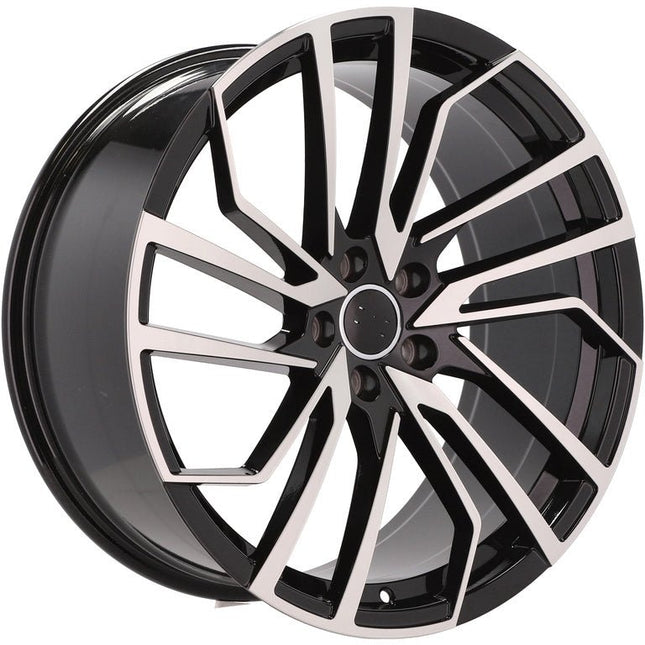 4 Velgen 21 inch B1618 Zwart 5x112 ET28 66.45 J9.0 Geschikt voor Audi, Volkswagen, Mercedes - VCTparts.nl