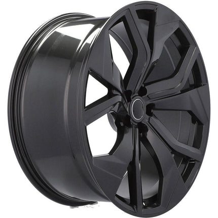 4 Velgen 21 inch B1637 Zwart 5x112 ET25 66.45 J9.5 Geschikt voor Audi, Volkswagen, Mercedes - VCTparts.nl