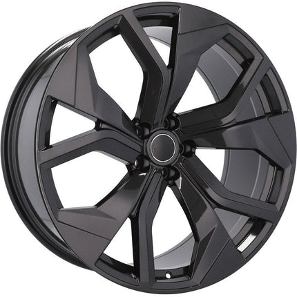 4 Velgen 21 inch B1637 Zwart 5x112 ET25 66.45 J9.5 Geschikt voor Audi, Volkswagen, Mercedes - VCTparts.nl