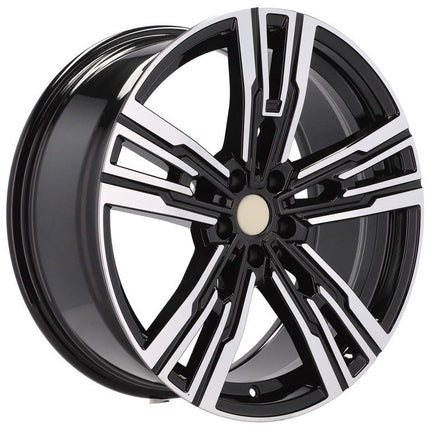 4 Velgen 21 inch B1831 Zwart 5x112 ET25 66.6 J8.5 Geschikt voor Audi, Volkswagen, Mercedes - VCTparts.nl
