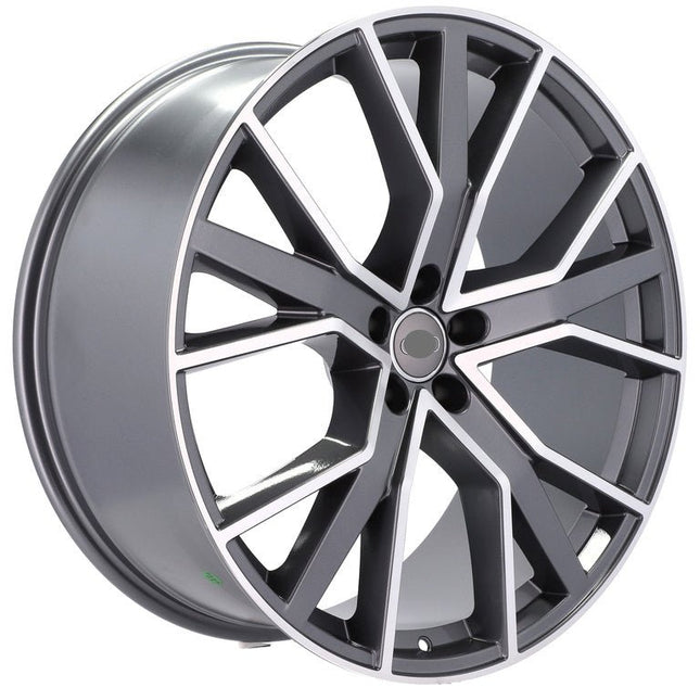 4 Velgen 21 inch B5131 Grafiet Half Mat 5x112 ET31 66.45 J9.5 Geschikt voor Audi, Volkswagen, Mercedes - VCTparts.nl