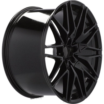 4 Velgen 21 inch B5771 BL Zwart 5x112 ET37 66.6 Geschikt voor Audi, Volkswagen, Skoda, SEAT - VCTparts.nl