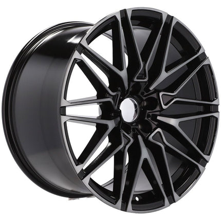 4 Velgen 21 inch B5771 BL Zwart 5x112 ET37 66.6 Geschikt voor Audi, Volkswagen, Skoda, SEAT - VCTparts.nl