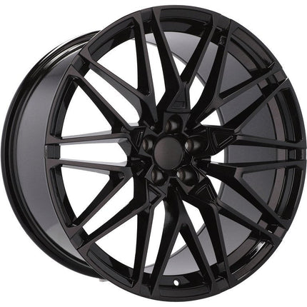 4 Velgen 21 inch B5771 BL Zwart 5x112 ET37 66.6 Geschikt voor Audi, Volkswagen, Skoda, SEAT - VCTparts.nl