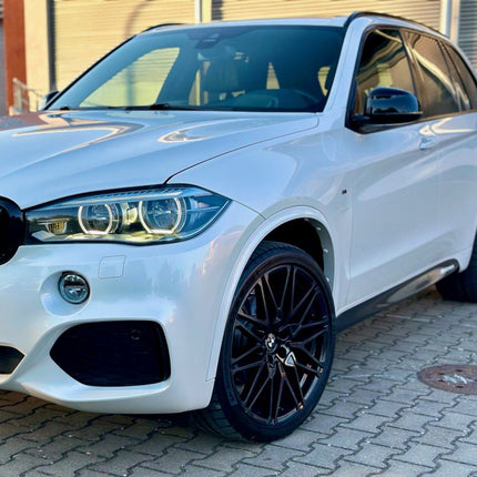 4 Velgen 21 inch B5771 BL Zwart 5x120 ET26 66.6 Geschikt voor BMW, Mercedes, Audi - VCTparts.nl