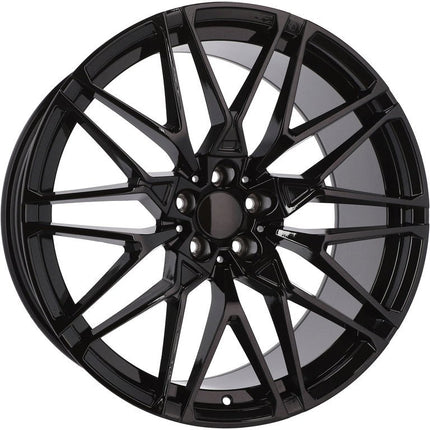 4 Velgen 21 inch B5771 BL Zwart 5x120 ET26 66.6 Geschikt voor BMW, Mercedes, Audi - VCTparts.nl