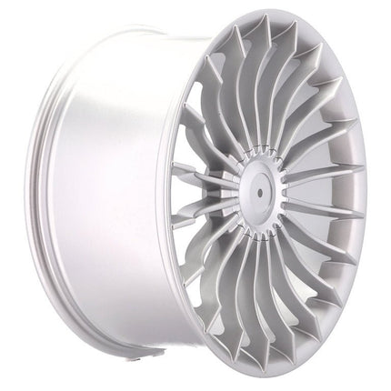 4 Velgen 21 inch BK273 Zilver 5x120 ET25 72.6 J8.5 Geschikt voor BMW, Mercedes, Audi, Volkswagen - VCTparts.nl