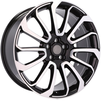 4 Velgen 21 inch BY959 Zwart Gepolijst 5x120 ET49 72.6 J9.5 Geschikt voor BMW, Mercedes, Audi, Volkswagen - VCTparts.nl