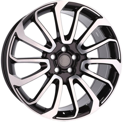 4 Velgen 21 inch BY959 Zwart Gepolijst 5x120 ET49 72.6 J9.5 Geschikt voor BMW, Mercedes, Audi, Volkswagen - VCTparts.nl