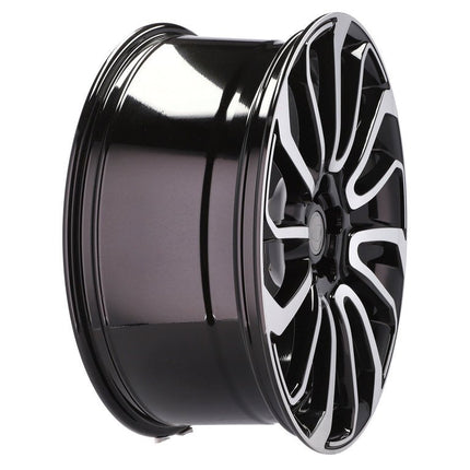 4 Velgen 21 inch BY959 Zwart Gepolijst 5x120 ET49 72.6 J9.5 Geschikt voor BMW, Mercedes, Audi, Volkswagen - VCTparts.nl