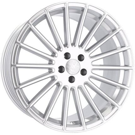 4 Velgen 21 inch HX010 Zilver 5x120 ET40 74.1 Geschikt voor BMW, Audi, Mercedes, Volkswagen, Skoda - VCTparts.nl