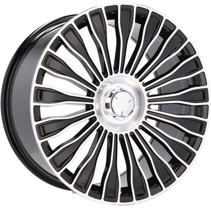 VCTparts 4 Velgen 21 inch I0313 (BY1785) MB Gepolijst + Zwart 5x112 ET34 66.6 Geschikt voor Audi, Volkswagen, Skoda, SEAT Ladnefelgi 1