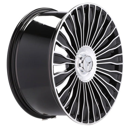 VCTparts 4 Velgen 21 inch I0313 (BY1785) MB Gepolijst + Zwart 5x112 ET34 66.6 Geschikt voor Audi, Volkswagen, Skoda, SEAT Ladnefelgi 4