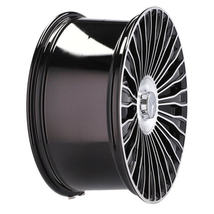 VCTparts 4 Velgen 21 inch I0313 (BY1785) MB Gepolijst + Zwart 5x112 ET34 66.6 Geschikt voor Audi, Volkswagen, Skoda, SEAT Ladnefelgi 3