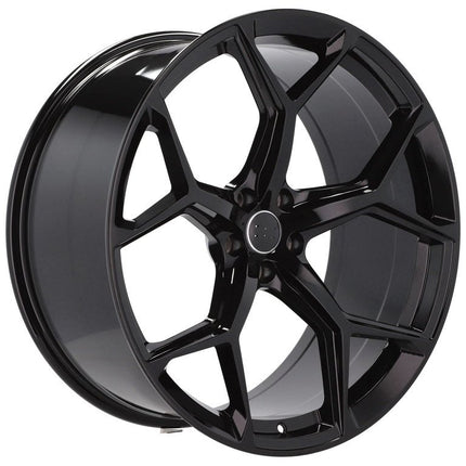 4 Velgen 21 inch I5598 BL Zwart 5x112 ET35 66.45 Geschikt voor Audi, Volkswagen, Skoda, SEAT - VCTparts.nl