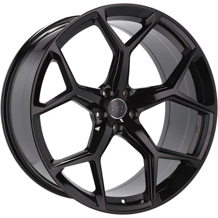 4 Velgen 21 inch I5598 BL Zwart 5x112 ET35 66.45 Geschikt voor Audi, Volkswagen, Skoda, SEAT - VCTparts.nl