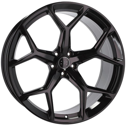 4 Velgen 21 inch I5598 BL Zwart 5x112 ET35 66.45 Geschikt voor Audi, Volkswagen, Skoda, SEAT - VCTparts.nl