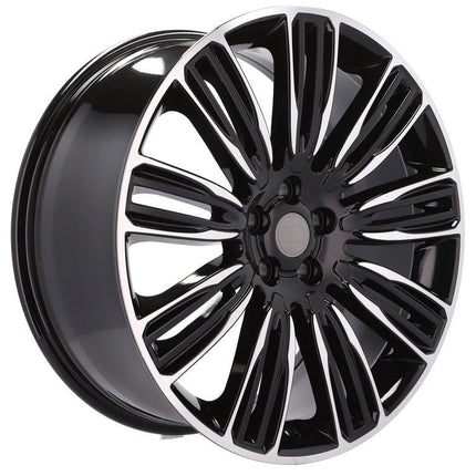 4 Velgen 21 inch XE136 Gepolijst Zwart 5x120 ET49 72.6 J9.5 Geschikt voor BMW, Mercedes, Audi, Volkswagen - VCTparts.nl