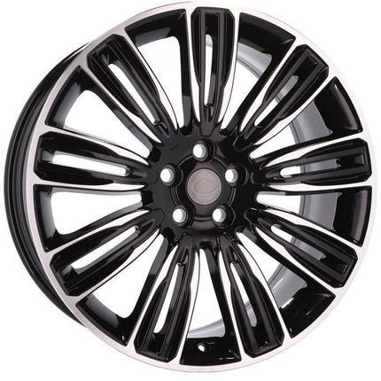4 Velgen 21 inch XE136 Gepolijst Zwart 5x120 ET49 72.6 J9.5 Geschikt voor BMW, Mercedes, Audi, Volkswagen - VCTparts.nl