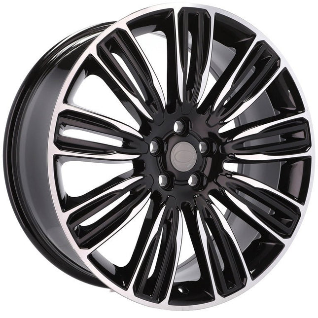 4 Velgen 21 inch XE136 Gepolijst Zwart 5x120 ET49 72.6 J9.5 Geschikt voor BMW, Mercedes, Audi, Volkswagen - VCTparts.nl
