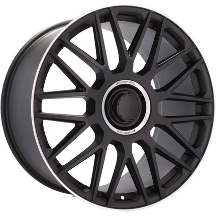 4 Velgen 21 inch Y0207 BLHM Zwart Semi Mat 5x112 ET46 66.6 Geschikt voor Audi, Volkswagen, Skoda, SEAT - VCTparts.nl
