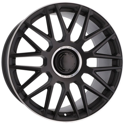 4 Velgen 21 inch Y0207 BLHM Zwart Semi Mat 5x112 ET46 66.6 Geschikt voor Audi, Volkswagen, Skoda, SEAT - VCTparts.nl