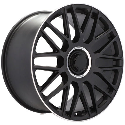 4 Velgen 21 inch Y0207 BLHM Zwart Semi Mat 5x112 ET46 66.6 Geschikt voor Audi, Volkswagen, Skoda, SEAT - VCTparts.nl