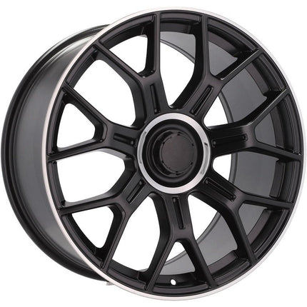 4 Velgen 21 inch Y1188 Zwart Semi Mat 5x112 ET40 66.6 J8.5 Geschikt voor Audi, Volkswagen, Mercedes - VCTparts.nl