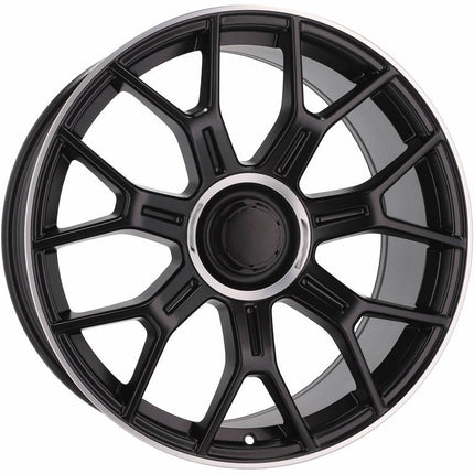 4 Velgen 21 inch Y1188 Zwart Semi Mat 5x112 ET40 66.6 J8.5 Geschikt voor Audi, Volkswagen, Mercedes - VCTparts.nl