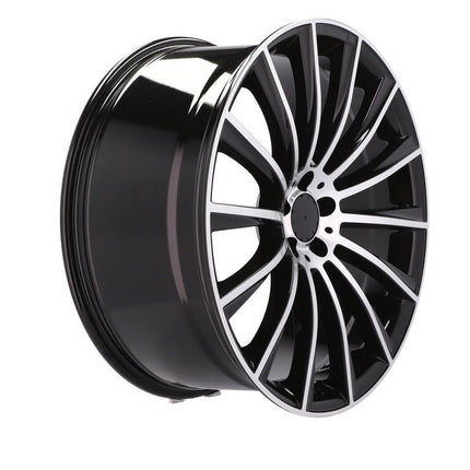 4 Velgen 22 inch B1048 MB Gepolijst Zwart 5x112 ET46 66.6 Geschikt voor Audi, Volkswagen, Skoda, SEAT - VCTparts.nl