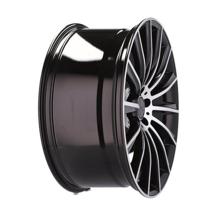 4 Velgen 22 inch B1048 MB Gepolijst Zwart 5x112 ET46 66.6 Geschikt voor Audi, Volkswagen, Skoda, SEAT - VCTparts.nl