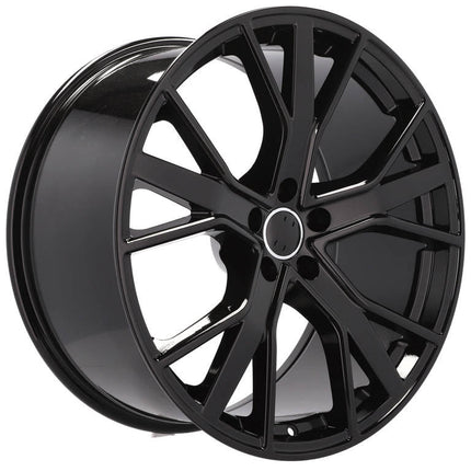 4 Velgen 22 inch B5131 (A5383) BL Zwart 5x112 ET21 66.45 Geschikt voor Audi, Mercedes, Porsche, Volkswagen - VCTparts.nl
