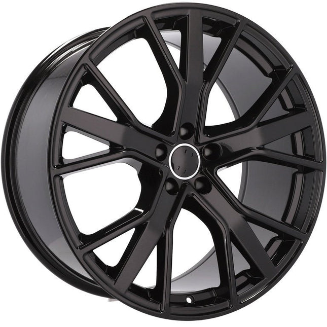 4 Velgen 22 inch B5131 (A5383) BL Zwart 5x112 ET21 66.45 Geschikt voor Audi, Mercedes, Porsche, Volkswagen - VCTparts.nl