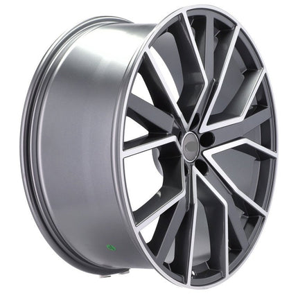 4 Velgen 22 inch B5131 (IN5348) MG Gepolijst Grafiet 5x112 ET31 66.45 Geschikt voor Audi, Mercedes, Porsche, Volkswagen - VCTparts.nl