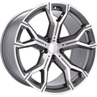 4 Velgen 22 inch B5498 MGHM Gepolijst Grafiet Half Mat 5x112 ET37 66.6 Geschikt voor Audi, Volkswagen, Skoda, SEAT - VCTparts.nl
