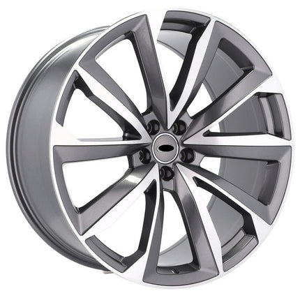 4 Velgen 22 inch B5815 MG Gepolijst Grafiet 5x112 ET26 66.45 Geschikt voor Audi, Mercedes, Porsche, Volkswagen - VCTparts.nl