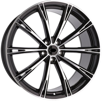 4 Velgen 22 inch H5060 (IN1111) MB Gepolijst + Zwart 5x112 ET31 66.45 Geschikt voor Audi, Volkswagen, Mercedes, Porsche - VCTparts.nl