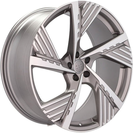 4 Velgen 22 inch I5639 MGHM Gepolijst + Grafiet Half Mat 5x112 ET36 66.45 Geschikt voor Audi, Volkswagen, Mercedes, Porsche - VCTparts.nl