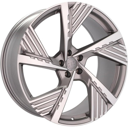 4 Velgen 22 inch I5639 MGHM Gepolijst + Grafiet Half Mat 5x112 ET36 66.45 Geschikt voor Audi, Volkswagen, Mercedes, Porsche - VCTparts.nl