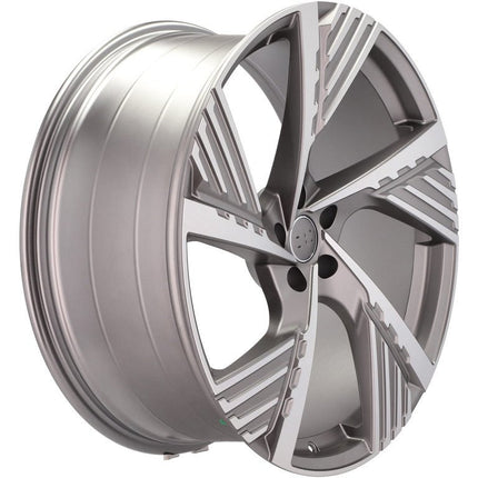 4 Velgen 22 inch I5639 MGHM Gepolijst + Grafiet Half Mat 5x112 ET36 66.45 Geschikt voor Audi, Volkswagen, Mercedes, Porsche - VCTparts.nl