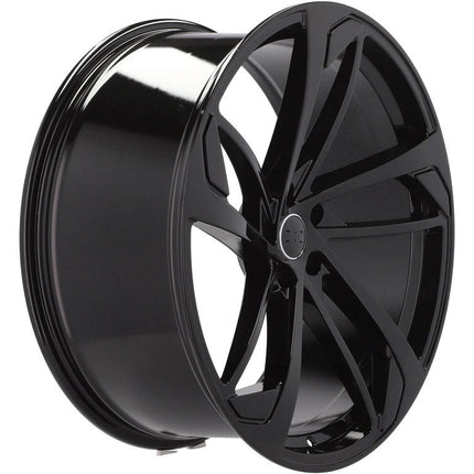 4 Velgen 22 inch XE139 (IN5445) BL Zwart 5x112 ET26 66.45 Geschikt voor Audi, Volkswagen, Mercedes, Porsche - VCTparts.nl