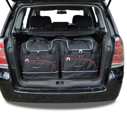 Kjust Reistassenset voor Opel Zafira 2007-2014 - Set van 5 Tassen met 3 Roltassen en 2 Sporttassen